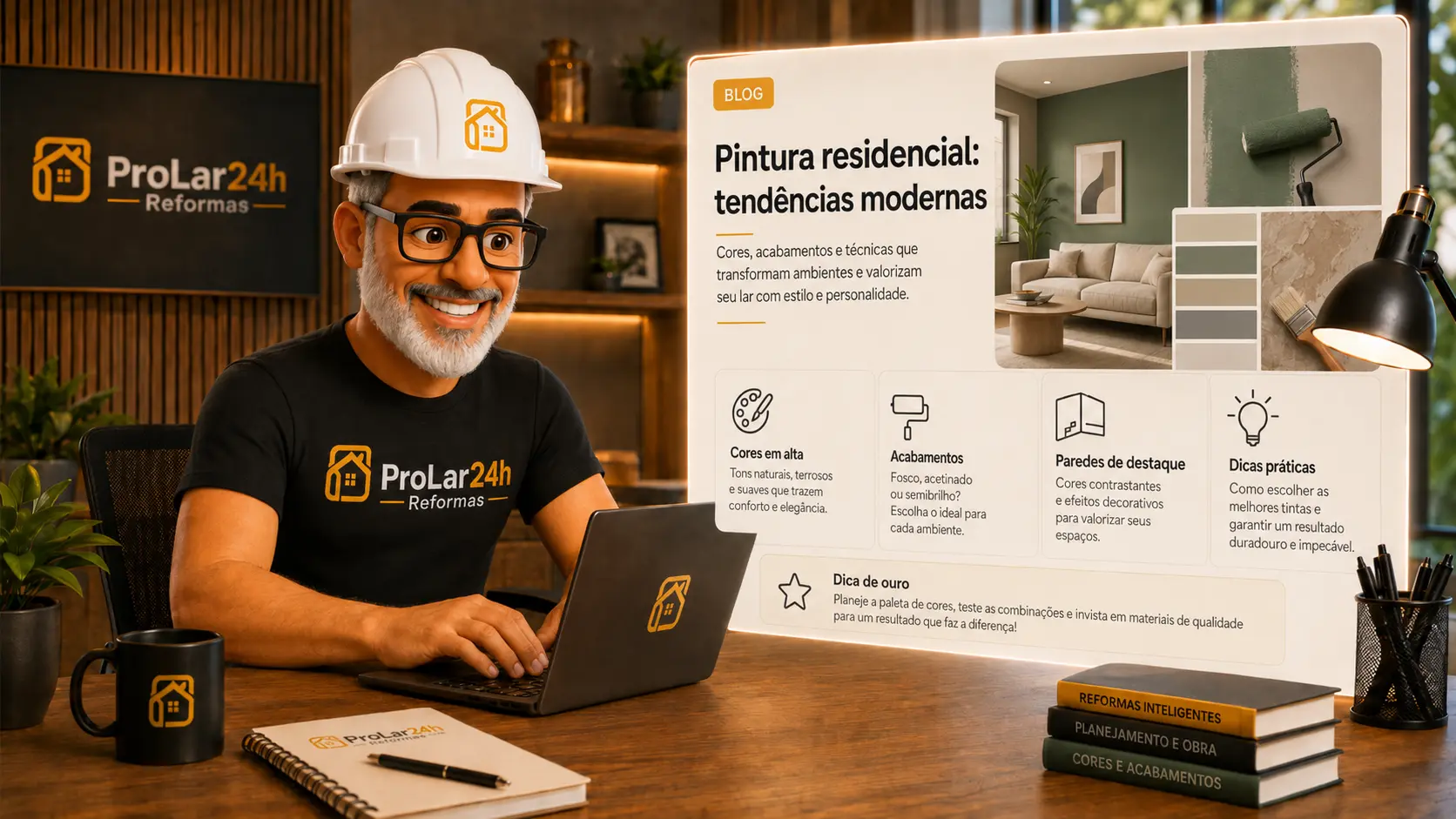 Tendências de pintura residencial moderna