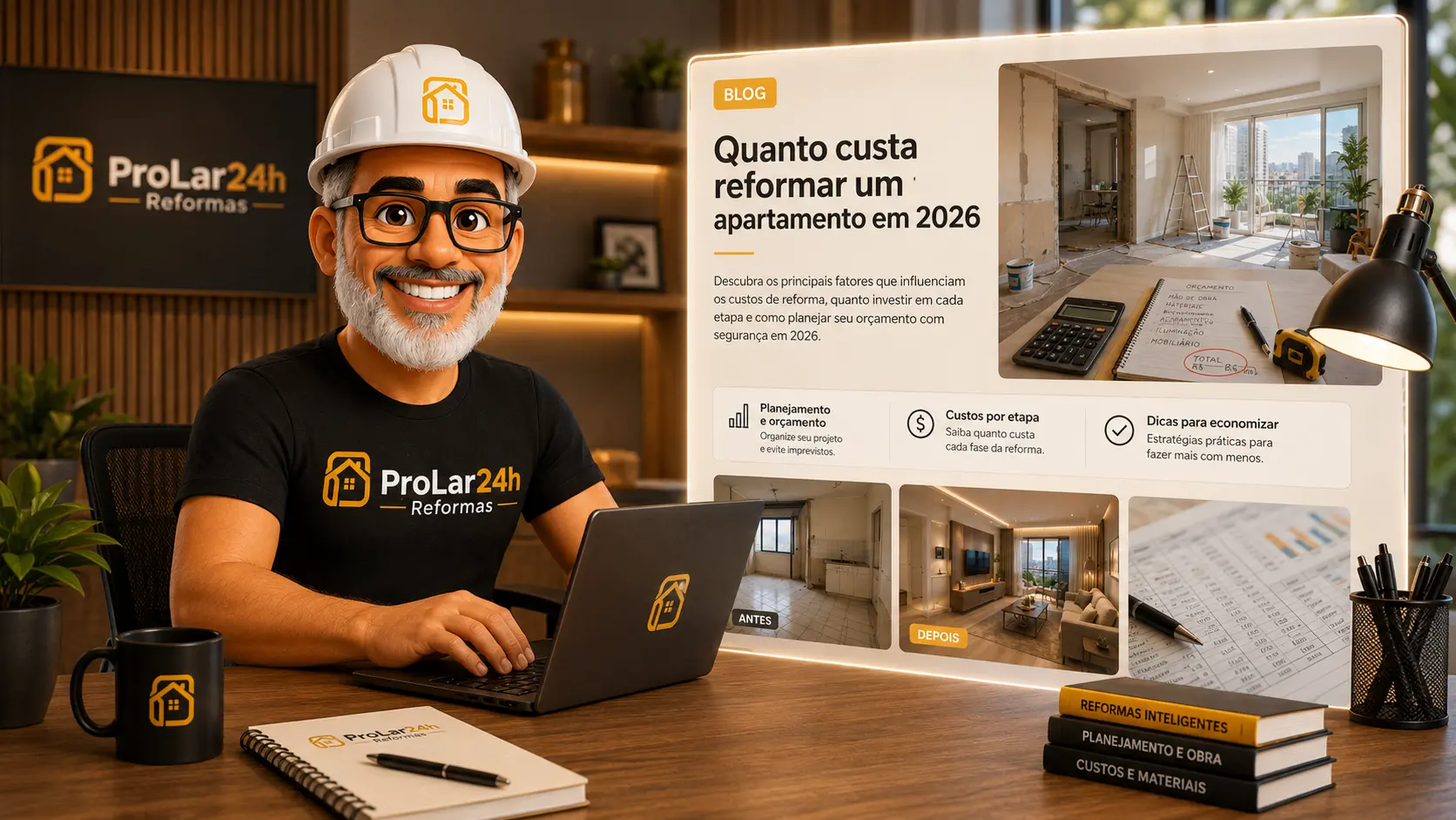 Custo de reforma de apartamento em 2026