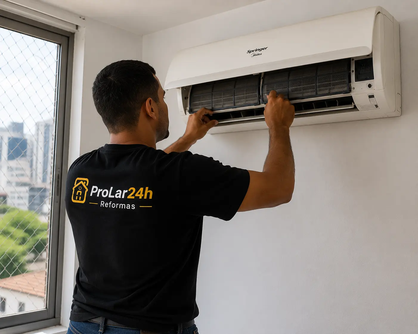 Montagem de quadro de distribuição elétrico